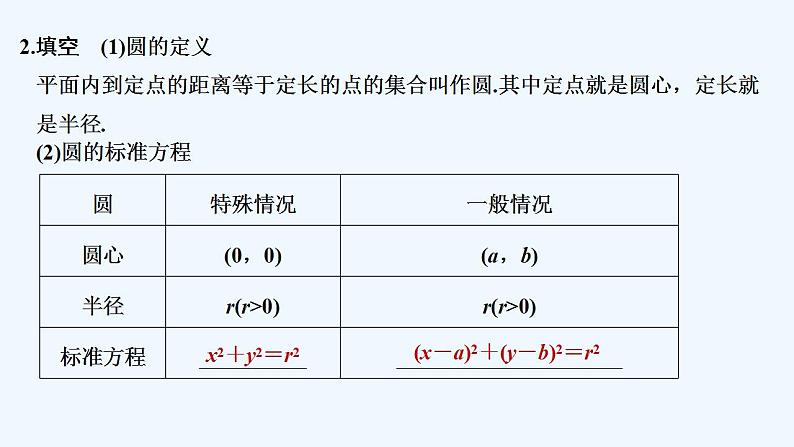 第一课时 圆的标准方程第7页