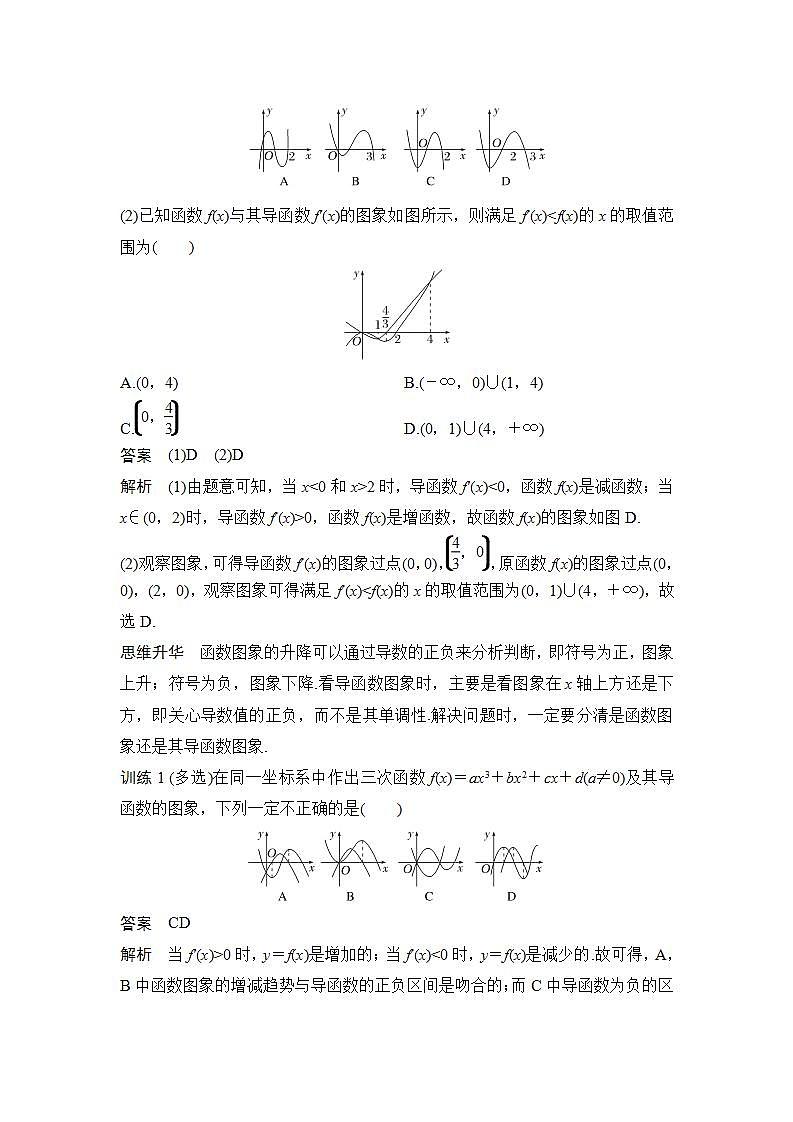【最新版】高中数学(新苏教版)教案+同步课件第一课时 导数与函数的单调性(一)03