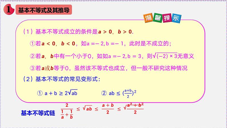 高中数学必修一 2.2 基本不等式-同步教学课件第4页