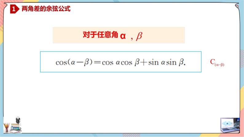 第5章+5.1.1两角差的余弦公式 基础班课件+教案07