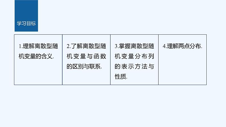 第六章 2.2 离散型随机变量的分布列第2页