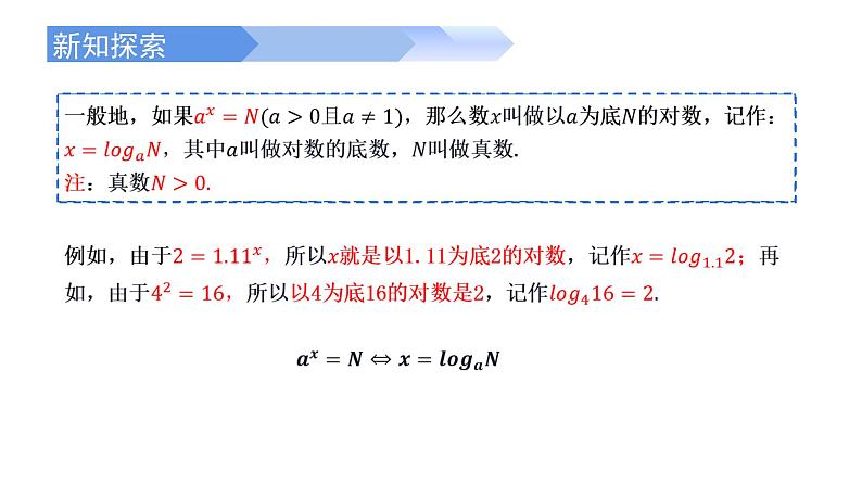 4.3.1 对数的概念-2021-2022学年高一数学上学期同步精讲课件(人教A版2019必修第一册)03