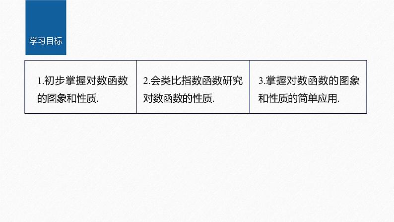 新教材人教A版步步高学习笔记【学案+同步课件】4.新教材人教A版步步高学习笔记【学案+同步课件】4.2 对数函数的图象和性质(一)02