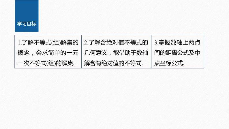 新教材人教B版步步高学习笔记【同步课件】第二章 2.2.2 不等式的解集02