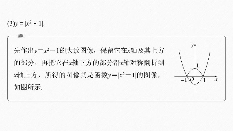 新教材人教B版步步高学习笔记【同步课件】第三章 3.1.1 提升课 函数的图像第7页