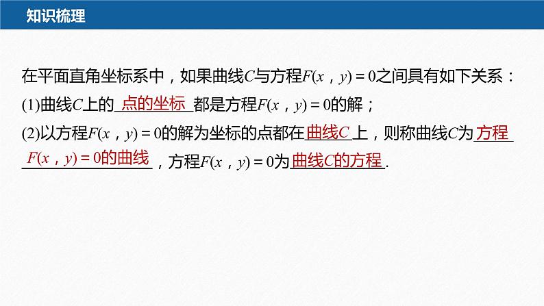新教材人教B版步步高学习笔记【同步课件】第二章 2.4 曲线与方程07