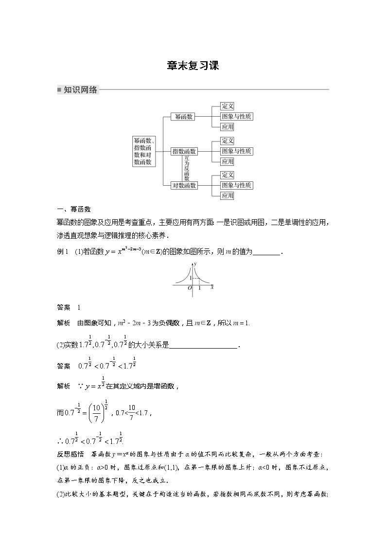 新教材苏教版步步高学习笔记【同步学案】第6章 章末复习课01