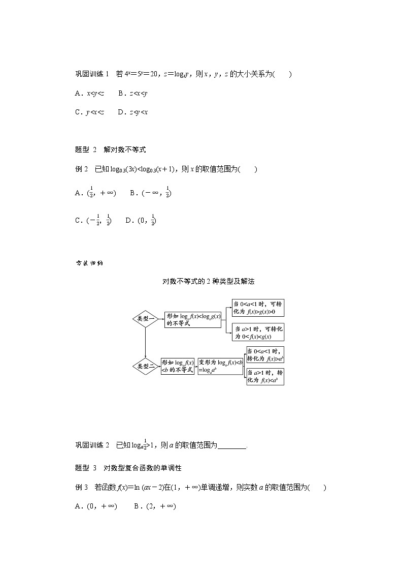 人教A版(2019)高中数学必修第一册4.4.1-2.2对数函数及其性质的应用导学案03