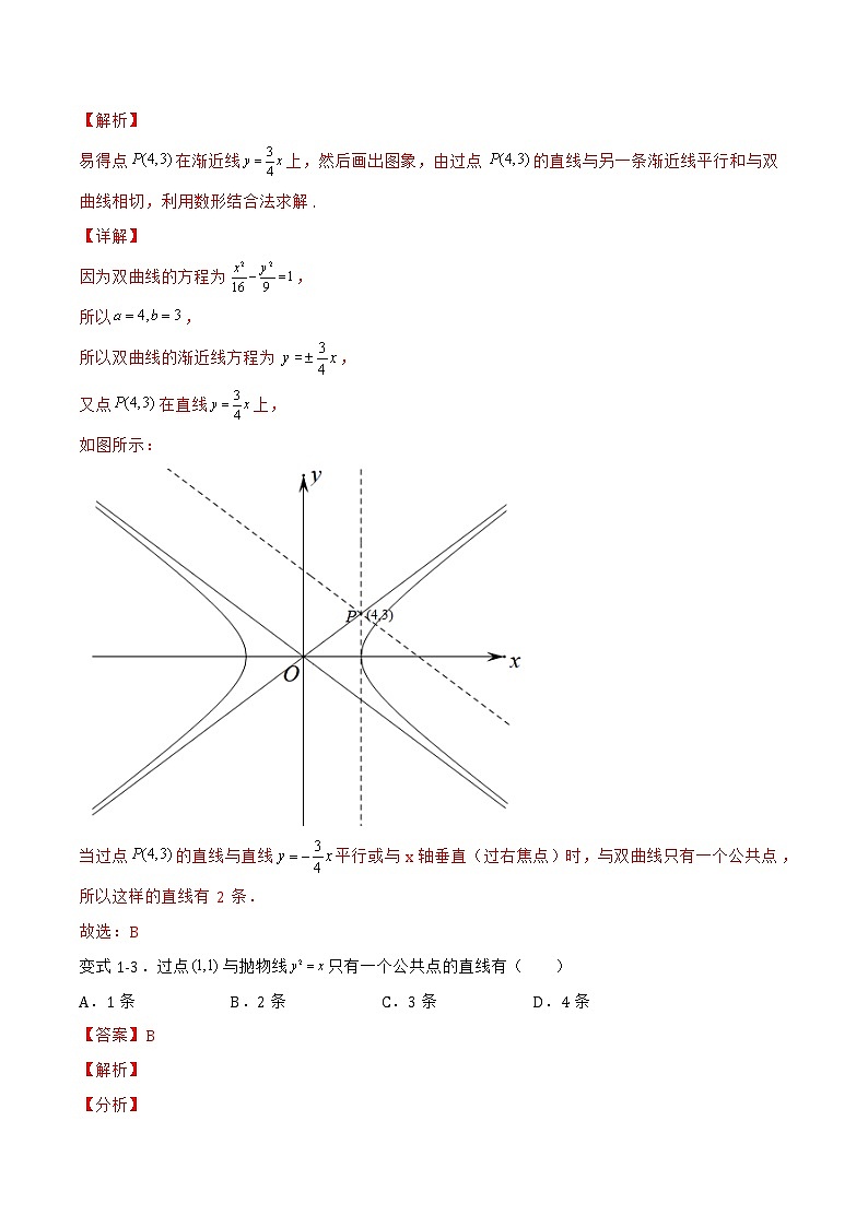 2.8直线与圆锥曲线的位置关系-2022-2023学年高二数学上学期同步知识梳理+考点精讲精练(人教B版2019选择性必修第一册)03