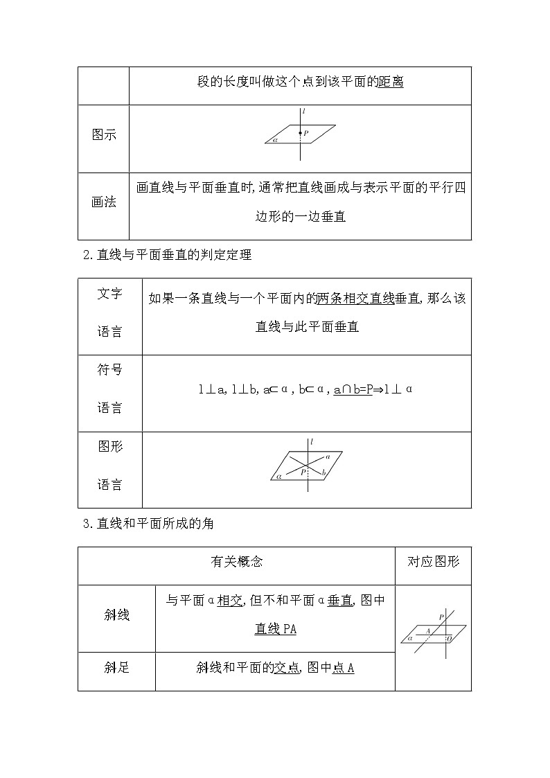 人教版高中数学必修第二册第八章立体几何初步课时学案02