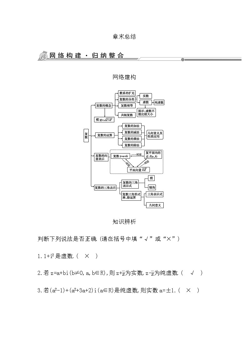 人教版高中数学必修第二册第七章复数课时学案01