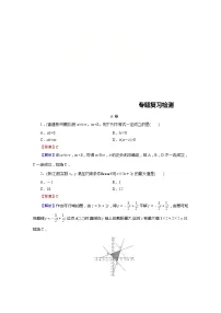 高考数学(理数)二轮复习专题1 第4讲《不等式》练习 (含答案详解)