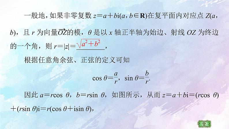 高中数学新人教B版必修第四册 第10章 10.3复数的三角形式及其运算 课件06
