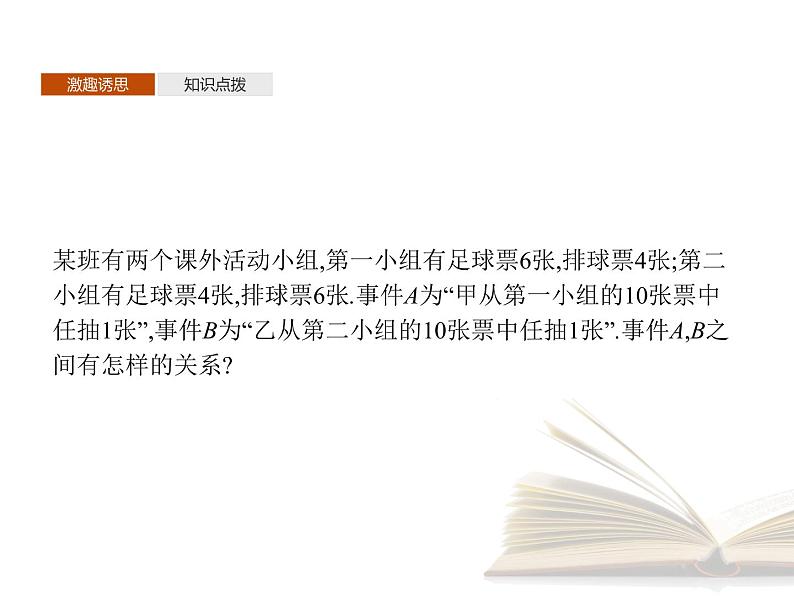 高中数学新人教B版选择性必修第二册 第四章 4.1.2 独立性与条件概率的关系 4.1.3 独立性与条件概率的关系 课件第3页