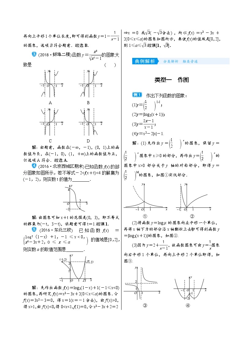 高考数学(理数)一轮复习学案2．8《函数的图象》(含详解)02