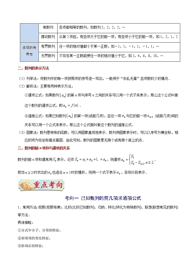 (通用版)高考数学(文数)一轮复习考点梳理与过关练习20《数列的概念与简单表示法》(含详解)第2页