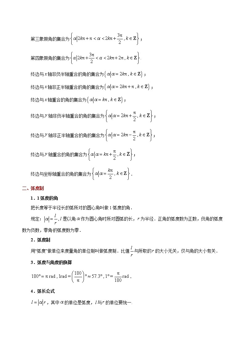 (通用版)高考数学(理数)一轮复习考点梳理与过关练习14《三角函数的基本概念、同角三角函数的基本关系与诱导公式》(含详解)第2页
