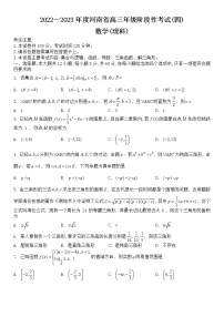 2023河南省名校高三上學(xué)期階段性考試（四）數(shù)學(xué)（理）含解析