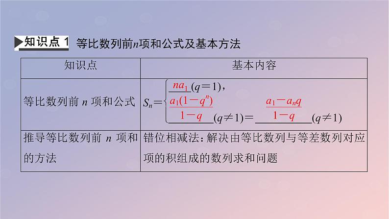 2022秋高中数学第四章数列4.3等比数列4.3.2等比数列的前n项和公式课件新人教A版选择性必修第二册第4页