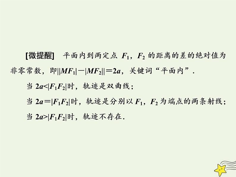 2022秋新教材高中数学第三章圆锥曲线的方程3.2双曲线3.2.1双曲线及其标准方程课件新人教A版选择性必修第一册第2页