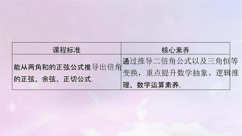 2022新教材高中数学第4章三角恒等变换3二倍角的三角函数公式3.1二倍角公式课件北师大版必修第二册第3页