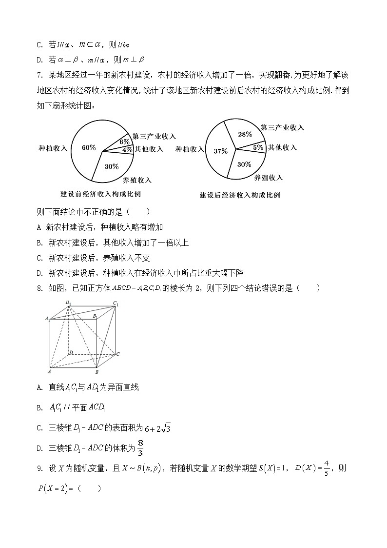 河南省开封市杞县新世纪中学2022-2023学年高三上学期开学联考理科数学试卷(Word版含答案)第2页