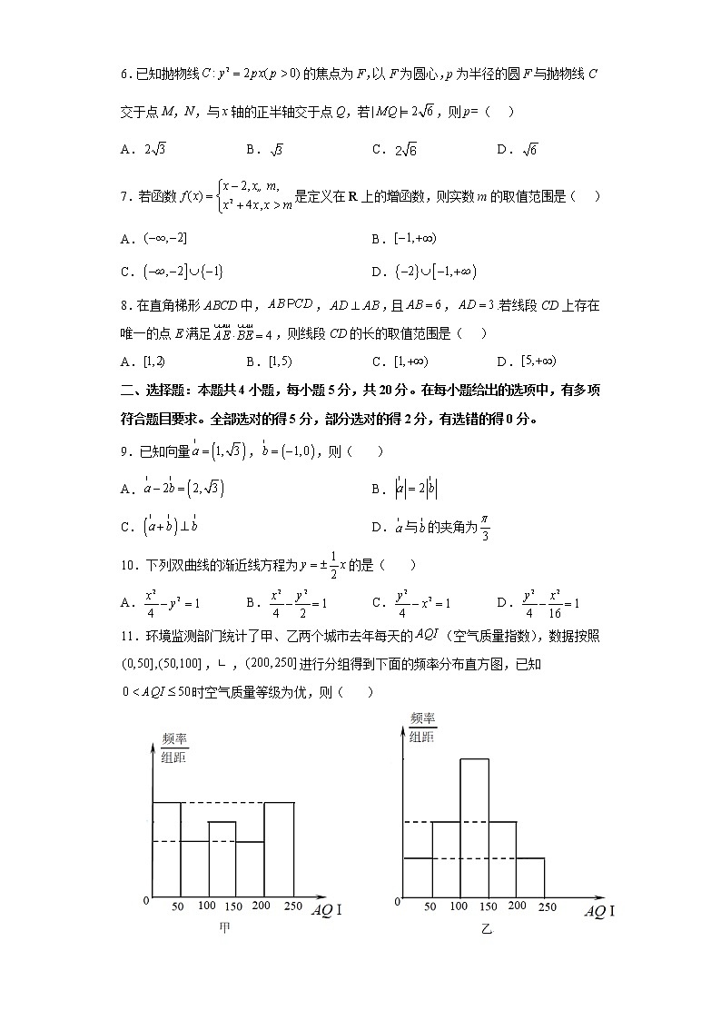 2023年普通高等学校招生全国统一考试模拟演练数学2第2页