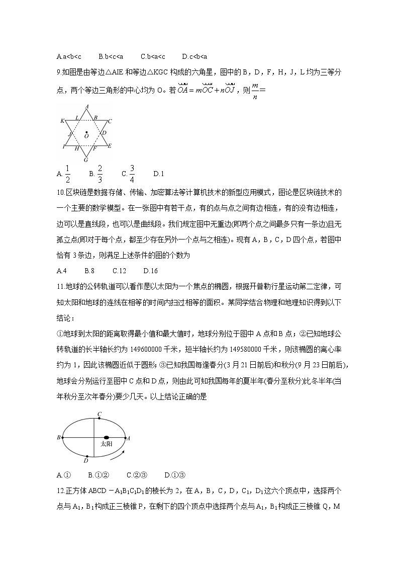 2020葫芦岛高三5月联合考试数学(理)全国版Ⅰ含答案第3页