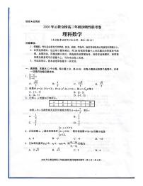 2020云教金榜（大理丽江怒江）高三年级诊断性联考数学（理）试题PDF版含答案