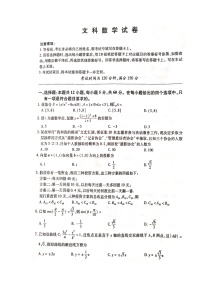 2020深圳高级中学高三5月适应性考试数学（文）试题扫描版含答案