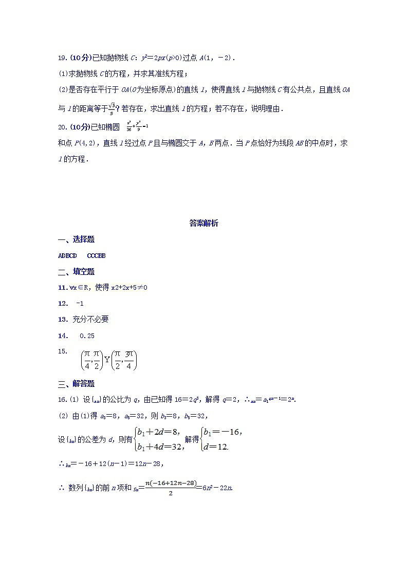 2020郴州湘南中学高二上学期期中考试数学试题含答案第3页