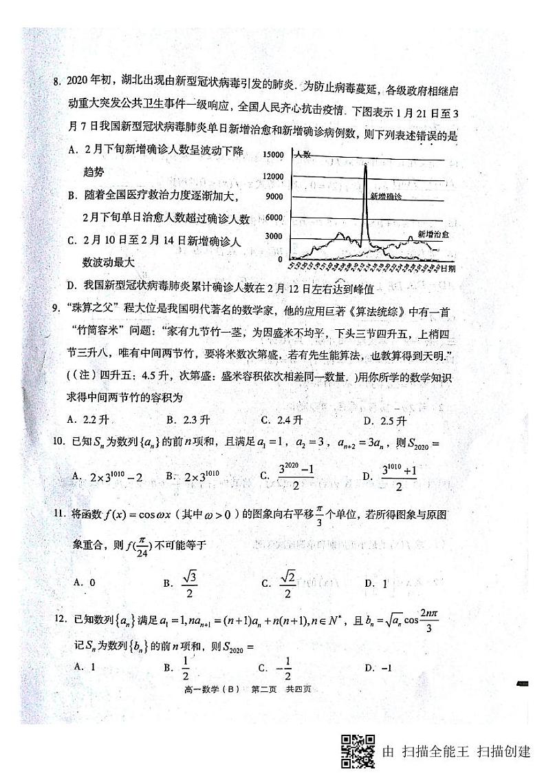 数学(B卷)第2页