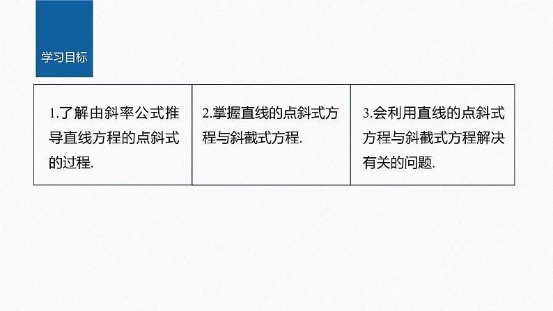 【最新版】新教材苏教版高中数学选择性必修一1.2.1 直线的点斜式方程【同步课件】第2页