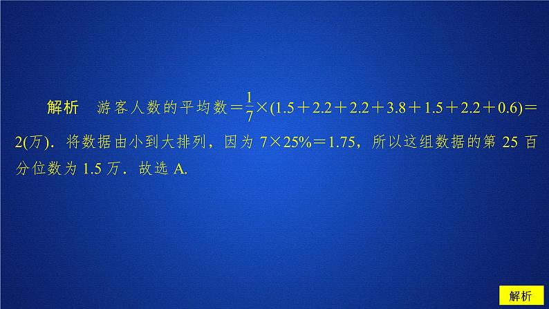 高中数学必修二 《9.2 用样本估计总体》课后课时精练优秀教学课件02