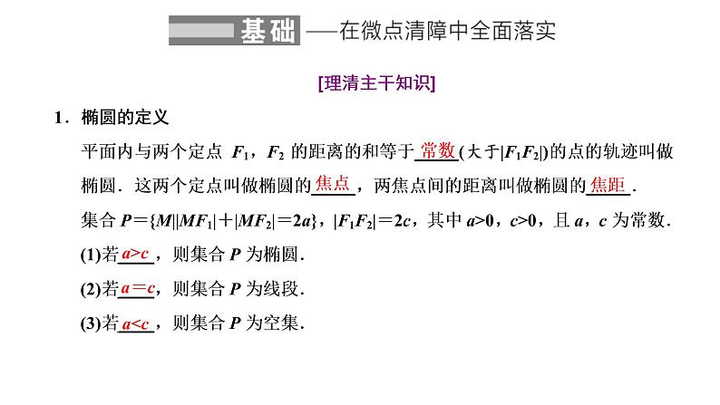 (新高考)高考数学一轮考点复习8.4《椭圆》课件 第2页