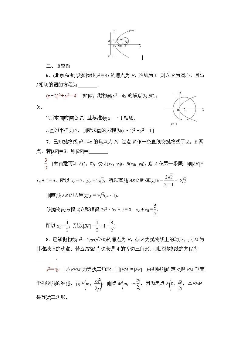 高考数学(理数)一轮复习讲与练9.7《抛物线》(3份打包,课件+教案+配套练习,含解析)03