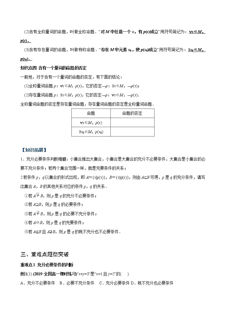 高一数学秋季讲义（15讲）02