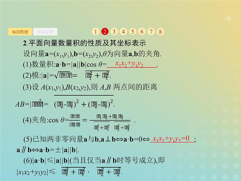 广西专用高考数学一轮复习第五章平面向量数系的扩充与复数的引入3平面向量的数量积与平面向量的应用课件新人教A版理03