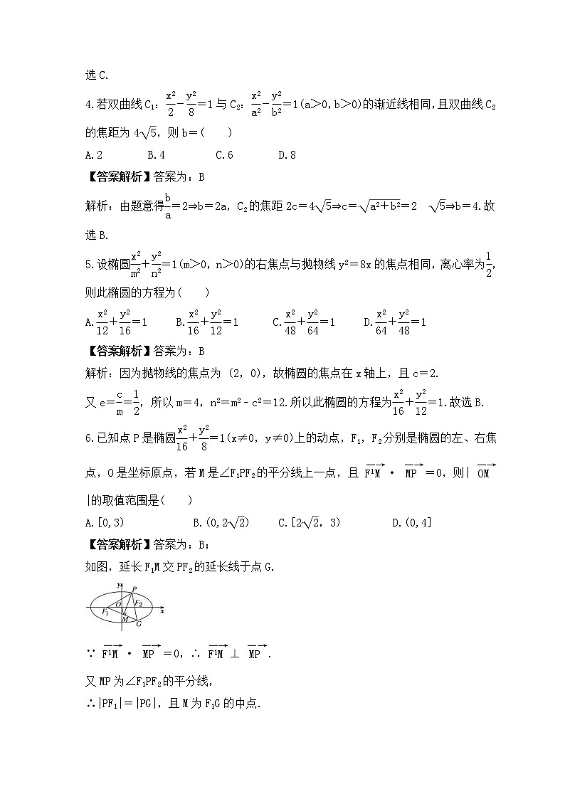 2023年高考数学二轮专项复习《圆锥曲线》(教师版)第2页