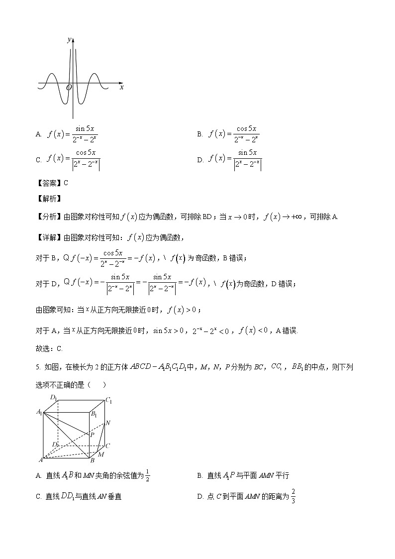 山东省青岛市青岛第十九中学2022-2023学年高三上学期期中数学试题(解析版)第3页