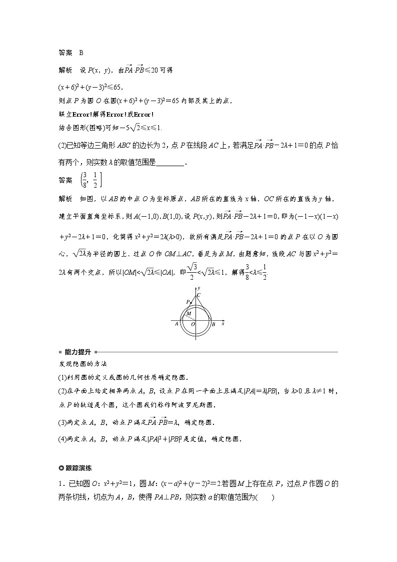 《高考数学二轮满分突破讲义》专题六 第2讲 隐圆问题第2页