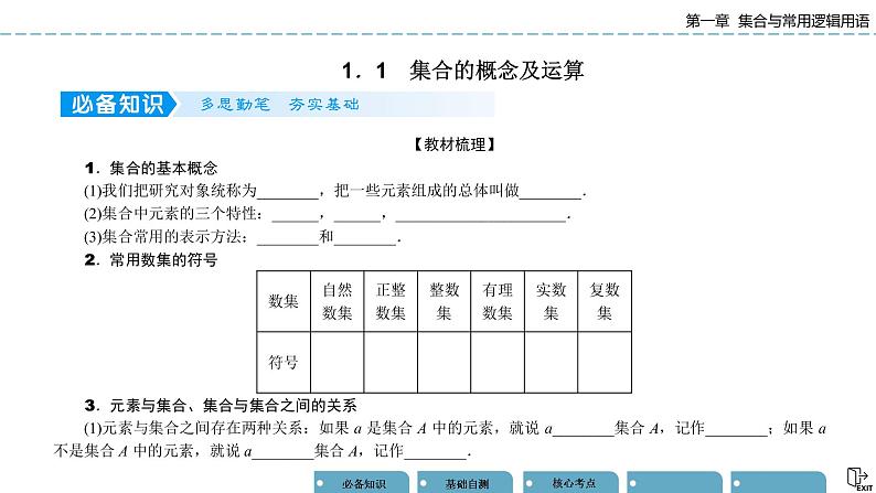 《高考数学总复习》1-1集合的概念及运算 课件04