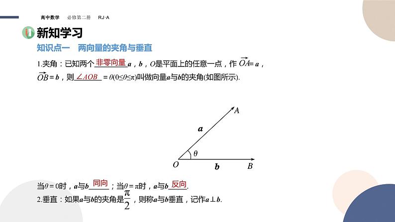 6.2.4向量的数量积(1)(课件PPT)03