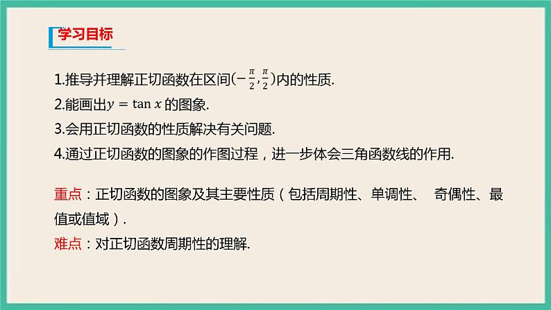 5.4.3《正切函数的性质与图象》 课件第2页