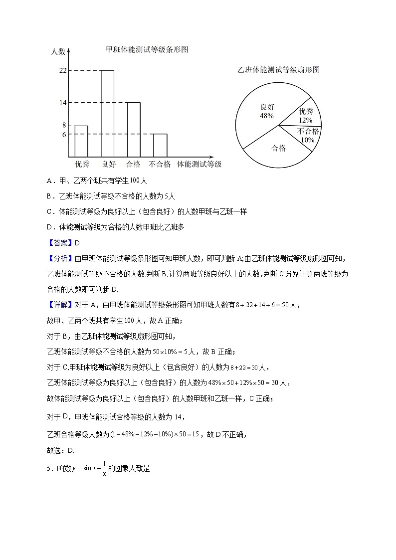 2023届广西壮族自治区桂林市田家炳中学高三11月月考数学(文)试题含解析第2页