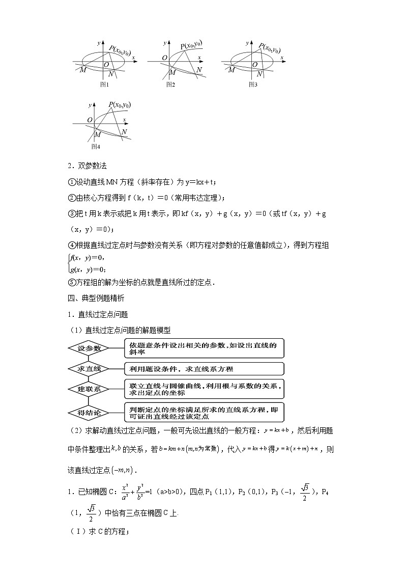专题22 圆锥曲线中的定点、定值、定直线问题 微点1 圆锥曲线中的定点问题试题及答案第2页