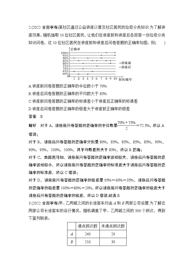 【最新】2023版高中高考数学二轮专题复习微专题43 统计与统计案例第2页