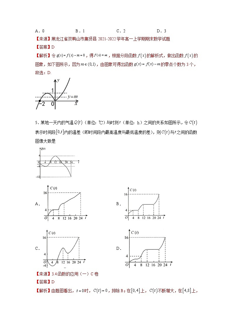 专题3.4 函数的应用(解析版)第3页