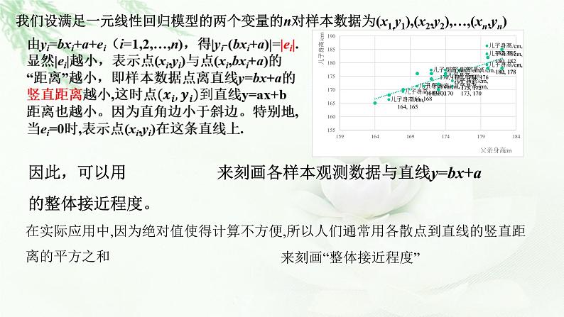 8.2.2一元线性回归模型参数的最小二乘估计(第一课时)课件PPT第6页