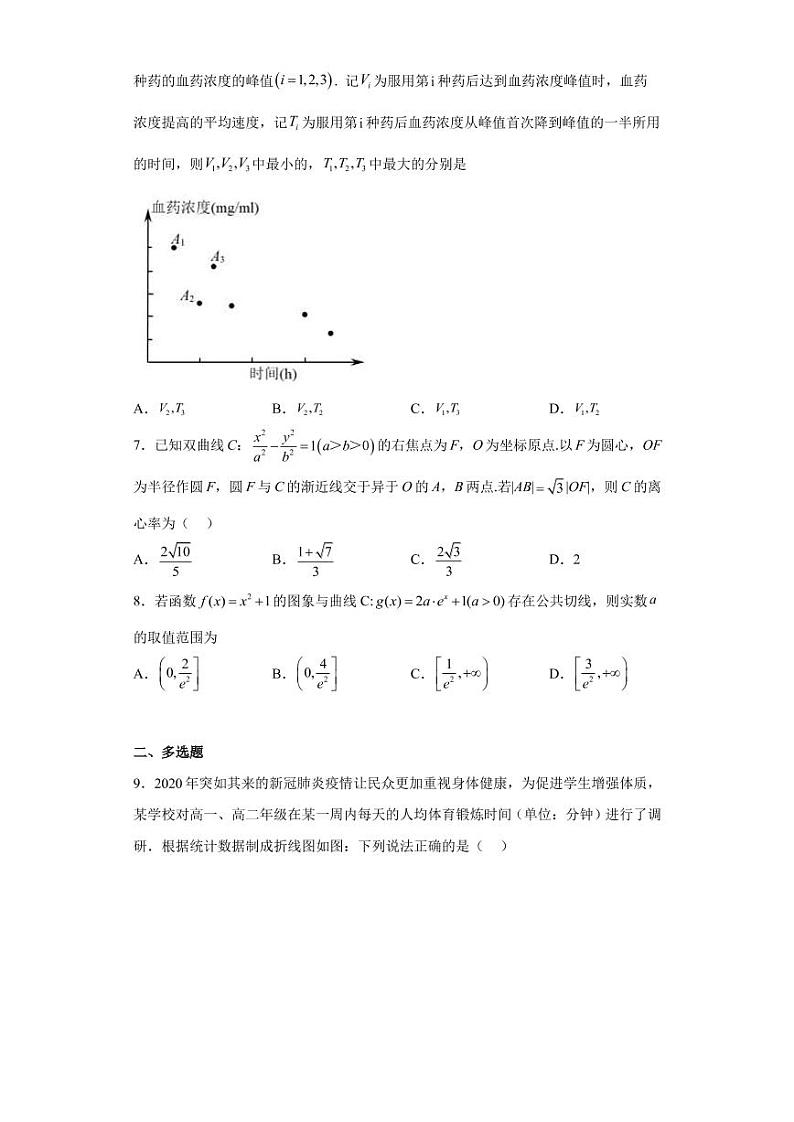 2022-2023学年山东省济南市高三上学期期末考试模拟试题(二)数学(PDF版)第2页
